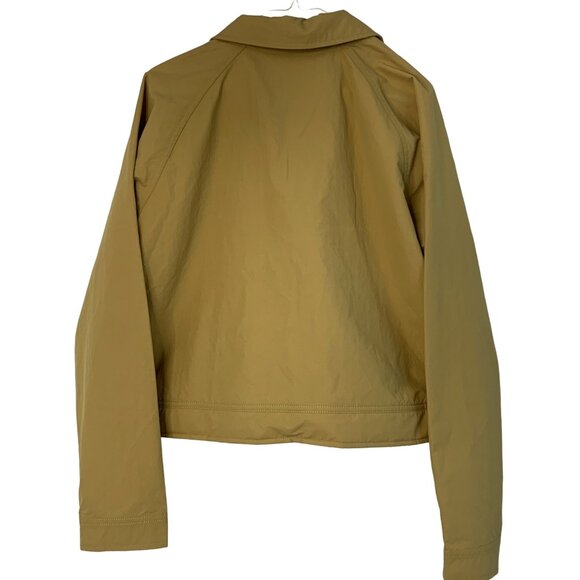 The North Face women’s work jacket  Fleece-Lined NF0A7URY Size L tan EUC 7351 - Picture 9 of 15